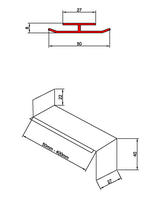 senolux® LWS Stoßverbinder Wetterschenkel